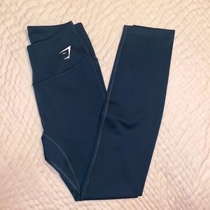 Gymshark Dark Green Training Leggings